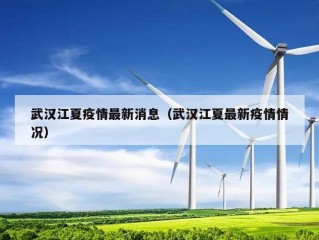 武汉江夏疫情最新消息（武汉江夏最新疫情情况）