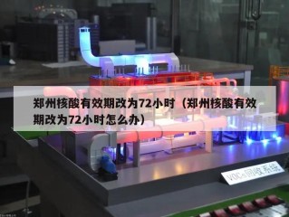 郑州核酸有效期改为72小时（郑州核酸有效期改为72小时怎么办）
